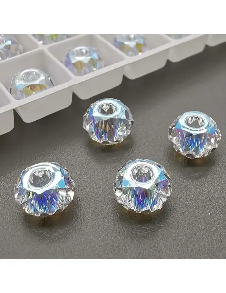 Бусина Рондели Swarovski Crystal Shimmer, 8 мм