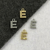 Подвеска Мелкая Буква E, 8.5*6 мм