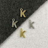 Подвеска Мелкая Буква K, 8.5*6 мм