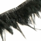 Перья страуса, черный, 10 см