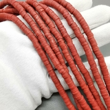 Бусины Рондели, силикон, бордовый, 5*1 мм