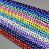 Цепь 3D кубики с эмалью, 3 мм, 50 см