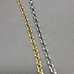 Цепь металлическая Deluxe, 2.5 мм, позолота, родий, метр