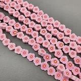 Бусины Розовые цветочки, силикон, 9.5 мм, шт