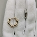 Серьги-кольца, многогранник, 20*4 мм, родий, позолота