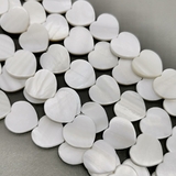 Бусина Сердце, перламутра, 16 мм, 1 бусина