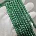 Бусина Агат зеленый, граненный, 6 мм