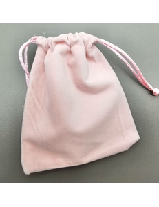 Бархатный мешок, розовый, 10*12cм