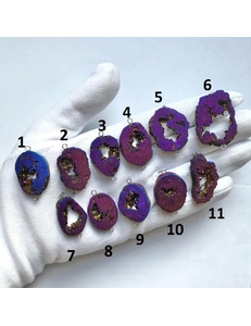 Коннекторы кварца без металла, фиолетовый, тип 14