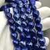 Бусина Сердце из керамики, синий, 12 мм, шт
