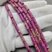 Бусина трубочка лиловый Варисцит, 4*13 мм, шт