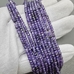 Бусины Фианит, граненные, темно-фиолетовый, 2*3 мм