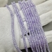 Бусины Фианит, граненные, светло-фиолетовый, 2*3 мм