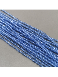 Бусина Шпинель голубая, 2 мм