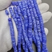 Бусины Рондели ракушек, крашеные, синий, 6 мм