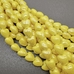 Бусина Сердце из керамики, желтый, 12*12.5 мм, шт