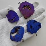 Коннекторы кварца без металла, сине-фиолетовые