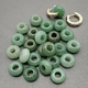 Бусина Рондель нефрит, 14*8 мм
