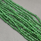 Бусина Агат тонированный граненный, зеленый, 2 мм