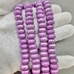 Бусина Рондель из керамики, фиолетовый, 11*6 мм, шт