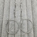 Швензы Круг, без фианитов, 35*1.5 мм, родий