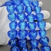 Бусины Сердце, стекло, голубой яркий, 20 мм, штука
