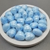 Бусина Сердце из керамики, голубой, 12*12.5 мм, шт, тип 2