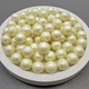 Жемчуг Майорка, 8 мм, желтая, фактурная, шт