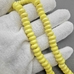 Бусина Рондель из керамики, желтый, 9.5*5 мм, шт