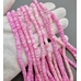 Бусины Рондели ракушек, крашеные, светло розовый, 6 мм