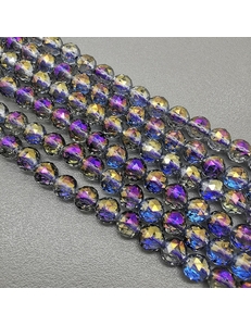 Бусина Горный Граненный хрусталь, фиолетовый, 6 мм