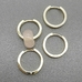 Серьги кольца, 17.5*3 мм, позолота