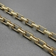 Цепь овал и прямоугольник, 9*15 мм, позолота, 10 см
