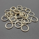 Колечки, прочные, неразъемные, 10*0.9 мм, позолота