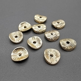 Бусины Разделители спейсеры Волна, 8*9 мм, позолота, шт