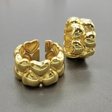 Кольцо сердца, 12*22 мм, позолота