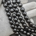 Бусина Гематит, шар, черный, 12 мм