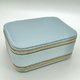 Шкатулка для хранения, перевозки украшений, голубой