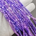 Бусина Мини Бочонки перламутр, фиолетовый, 3.5 мм