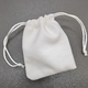Бархатный мешок, белый, 7*9 cм, тип1