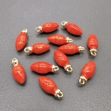 Подвеска морковь, 11*4.5 мм, позолота