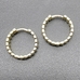 Серьги кольца линии, 18*3.5 мм, позолота, тип1