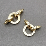 Замок круг с 2 бейлами, позолота