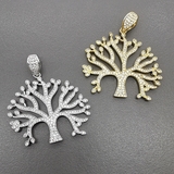 Подвеска Дерево Жизни большое, с фианитами, 40*33 мм
