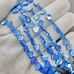 Бусина Сердце Перламутр, синий, 6 мм
