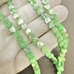 Бусина Сердце Перламутр, зеленый, 6 мм, 5 шт
