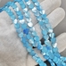 Бусина Сердце Перламутр, голубой, 6 мм, 5 шт