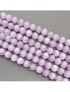 Бусины Селенит, фиолетовый, 6 мм, тип1