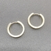 Серьги кольца, конго, 18*3.3 мм, позолота