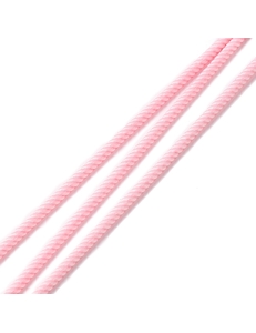 Шнур Витой из полиэстера, 3 мм, розовый